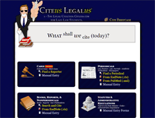 Tablet Screenshot of citeuslegalus.com